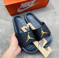 Jordan Summer Slippers Μαύρο- Κίτρινο