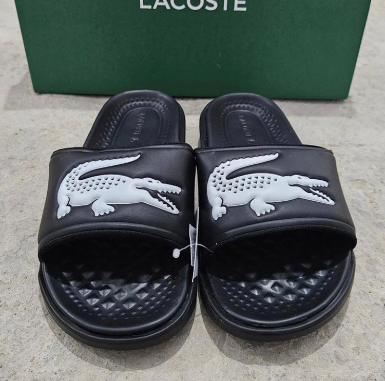 Lacoste Summer Slippers Μαύρο