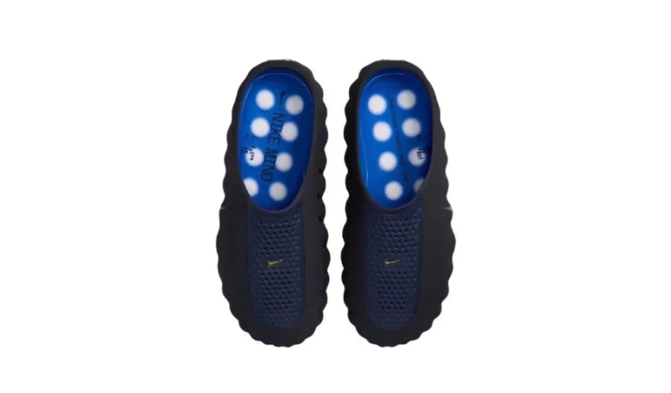 Nike Mind 001 Slide Blackened Blue Game Royal Slippers