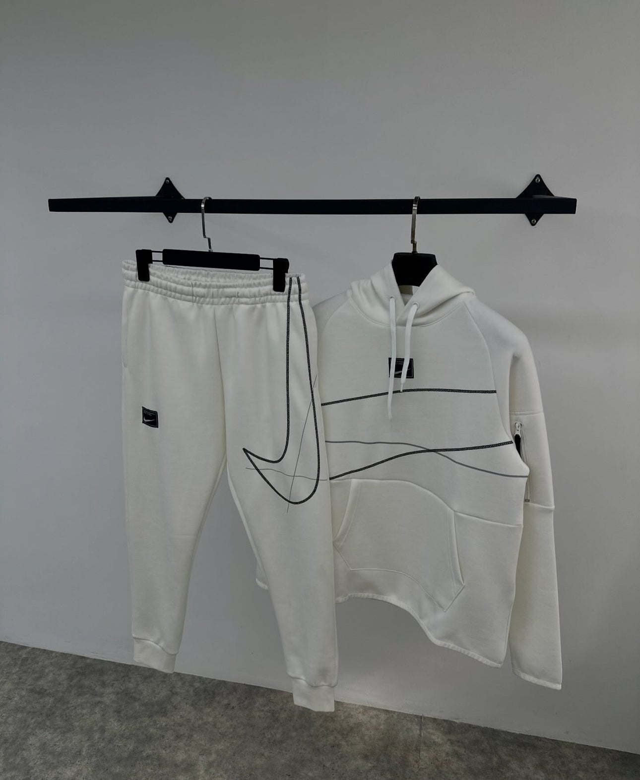 Set Nike Swoosh line white
